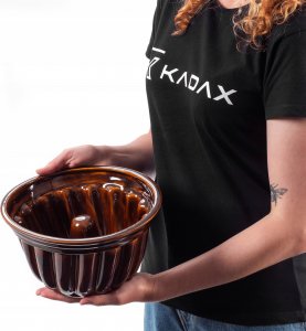 Kadax Kadax Forma do Babki z Kominem Ceramiczna 24cm 4