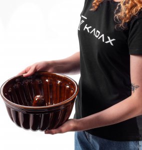 Kadax Kadax Forma do Babki z Kominem Ceramiczna 27cm 5L 4