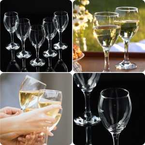 Kadax KADAX Kieliszki Do Wina Białego 245ml Zestaw 6szt 9