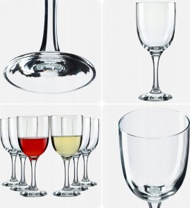 Kadax KADAX Kieliszki Do Wina 290ml Komplet 6szt Szkło 11