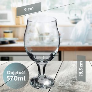 Kadax Kieliszek Szklanka Do Ginu Piwa Toniku 570ml 1szt 2
