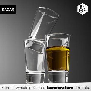 Kadax Kieliszki Do Wódki Shotów Likieru 28 ml 6 szt 7