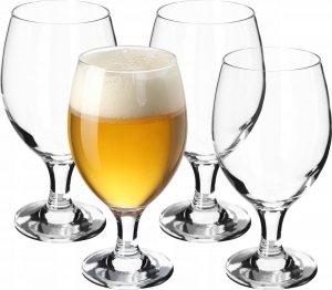 Kadax Kufle Do Piwa Pokale Szklanki Na Nóżce 400ml 4szt 2