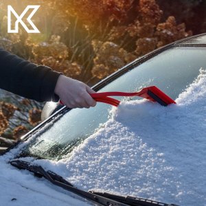Kadax Skrobaczka Do Szyb Szczotka Skrobak Lodu Długa 2W1 2