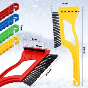 Kadax Skrobaczka Do Szyb Szczotka Skrobak Lodu Długa 2W1 3