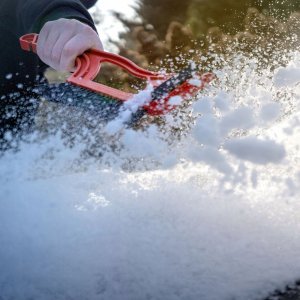 Kadax Skrobaczka Do Szyb Szczotka Skrobak Lodu Długa 2W1 5