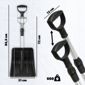 Kadax Łopata Do Śniegu Odśnieżania Saperka Samochodowa 3