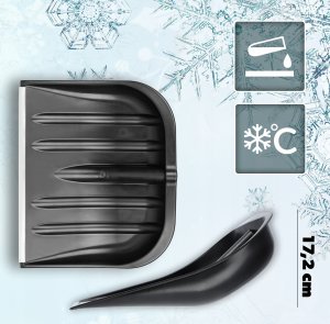 Kadax Szufla Śniegowa Łopata Do Śniegu Bez Trzonka 3szt 4