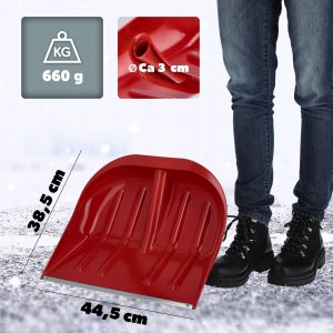 Kadax Szufla Śniegowa Łopata Do Śniegu Bez Trzonka 2szt 3