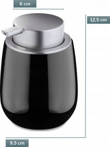 Dozownik do mydła Kadax Dozownik Do Mydła W Płynie Żelu Ceramiczny Czarny 5