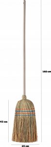 Kadax Miotła Klasyczna Szczotka Do Zamiatania 140 cm 7