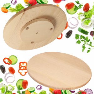 Deska do krojenia Kadax do serwowania drewniana 6