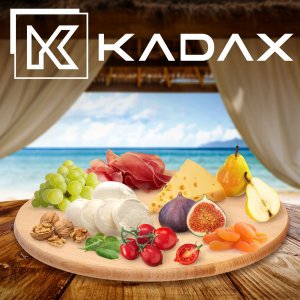 Deska do krojenia Kadax do serwowania drewniana 10