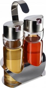 Kadax 2x Butelka Dozownik Na Oliwę Ocet Olej + Stojak 4