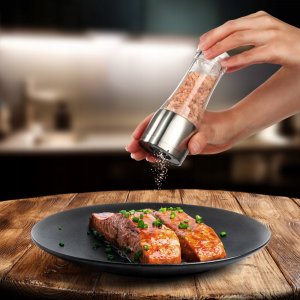 Kadax Młynek Do Pieprzu I Soli Ręczny Regulacja Mielenia 10