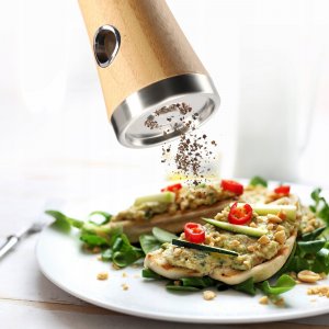 Kadax Młynek Do Pieprzu I Soli Przypraw Ręczny Drewniany 2