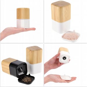 Kadax Zestaw Młynek Do Pieprzu I Soli Drewniany 2 szt 5