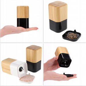 Kadax Zestaw Młynek Do Pieprzu I Soli Drewniany 2 szt 6