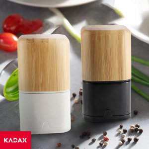 Kadax Zestaw Młynek Do Pieprzu I Soli Drewniany 2 szt 7