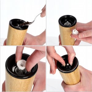 Kadax Młynek Do Soli Ręczny Do Mielenia Przypraw Na Sól 4