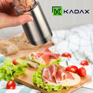Kadax Młynek elektryczny Do Pieprzu I Soli Mielenia Stal 8