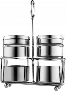 Kadax Przyprawniki Solniczka I Pieprzniczka Ze Stojakiem 2