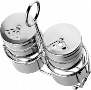 Kadax Przyprawniki Solniczka I Pieprzniczka Ze Stojakiem 4