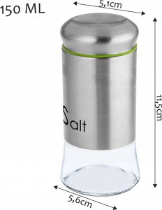 Kadax Pieprzniczka Przyprawnik Do Pieprzu Szklany 150ml 3