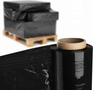 Folia stretch Kadax KADAX 4x Folia Stretch Strecz Czarna Mocna 3kg xl 9