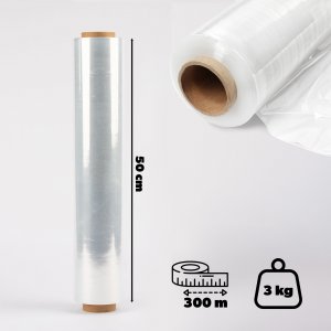 Folia stretch Kadax KADAX 4x Folia Stretch Strecz Bezbarwna 3kg xl 3