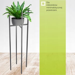 Kadax Kwietnik Metalowy Stojak Na Kwiaty Do Salonu 87 cm 4