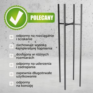 Kadax Kwietnik Metalowy Stojak Na Kwiaty Do Salonu 87 cm 6