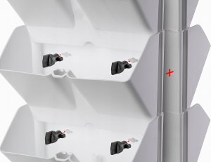 Kadax KADAX Ogród Wertykalny Kaskada Doniczka Modułowa 10