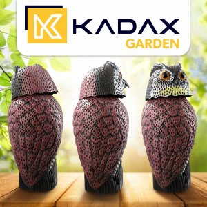 Kadax Odstraszacz Ptaków Na Ptaki Sowa Z Ruchomą Głową 11