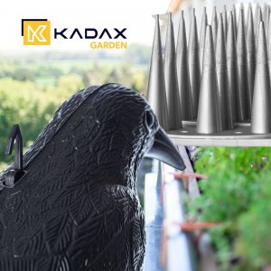 Kadax KADAX Kruk Odstraszacz Ptaków +Kolce Na Ptaki 6szt 6