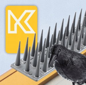 Kadax KADAX Kruk Odstraszacz Ptaków +Kolce Na Ptaki 6szt 9