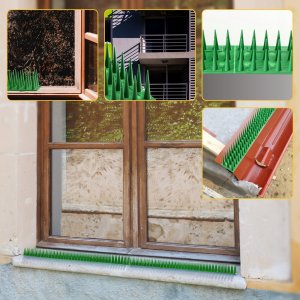 Kadax Plastikowe Kolce Na Ptaki Gołębie Gęste 6szt 3,06M 4