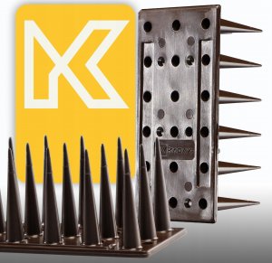 Kadax Plastikowe Kolce Na Ptaki Gołębie Gęste 6szt 3,06M 9