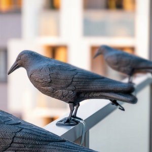 Kadax Kruk Odstraszacz Ptaków Gołębi Szpaków Duży 2szt 2