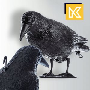 Kadax Kruk Odstraszacz Ptaków Gołębi Szpaków Duży 2szt 10