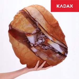 Kadax Poduszka Dekoracyjna Ozdobna Jasiek 38x30cm Miękka 1