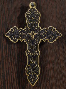 Kadax Krzyżyk Metalowy Wiszący Na Ścianę Dewocjonalia 2