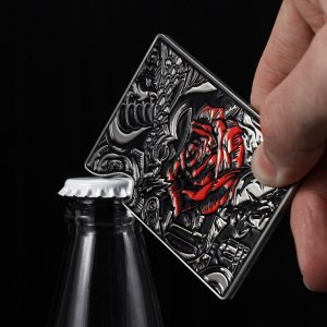 Kadax Otwieracz Do Butelek Piwa Kapsli Karta Do Gry Stal 6