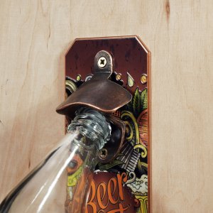 Kadax Otwieracz Ścienny Do Butelek Piwa Kapsli Na Ścianę 6