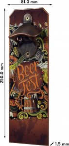 Kadax Otwieracz Ścienny Do Butelek Piwa Kapsli Na Ścianę 7