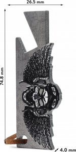 Kadax Otwieracz Do Butelek Piwa Kapsli Czaszka Metalowy 7