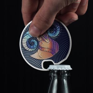 Kadax Otwieracz Stalowy Do Butelek Kapsli Zodiak Baran 6