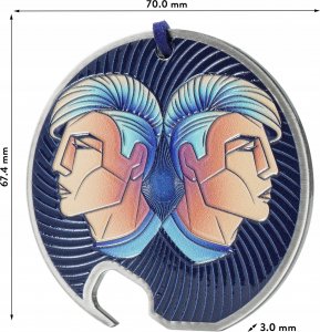 Kadax Otwieracz Stalowy Do Butelek Zodiak Bliźnięta 7