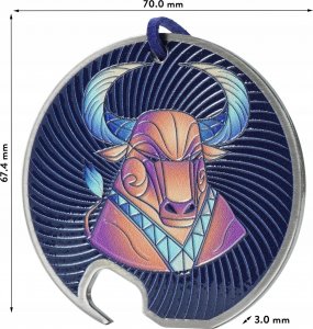 Kadax Otwieracz Stalowy Do Butelek Kapsli Zodiak Byk 7