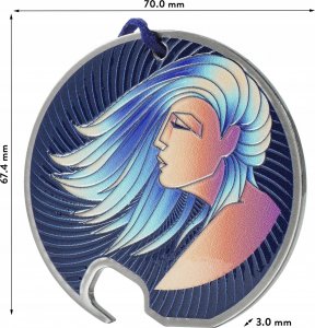 Kadax Otwieracz Stalowy Do Butelek Kapsli Zodiak Panna 7